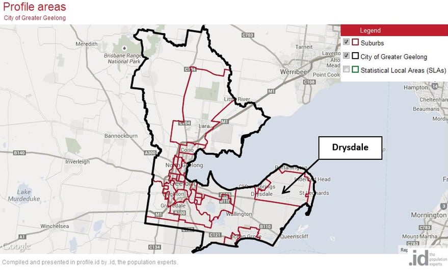 Drysdale map