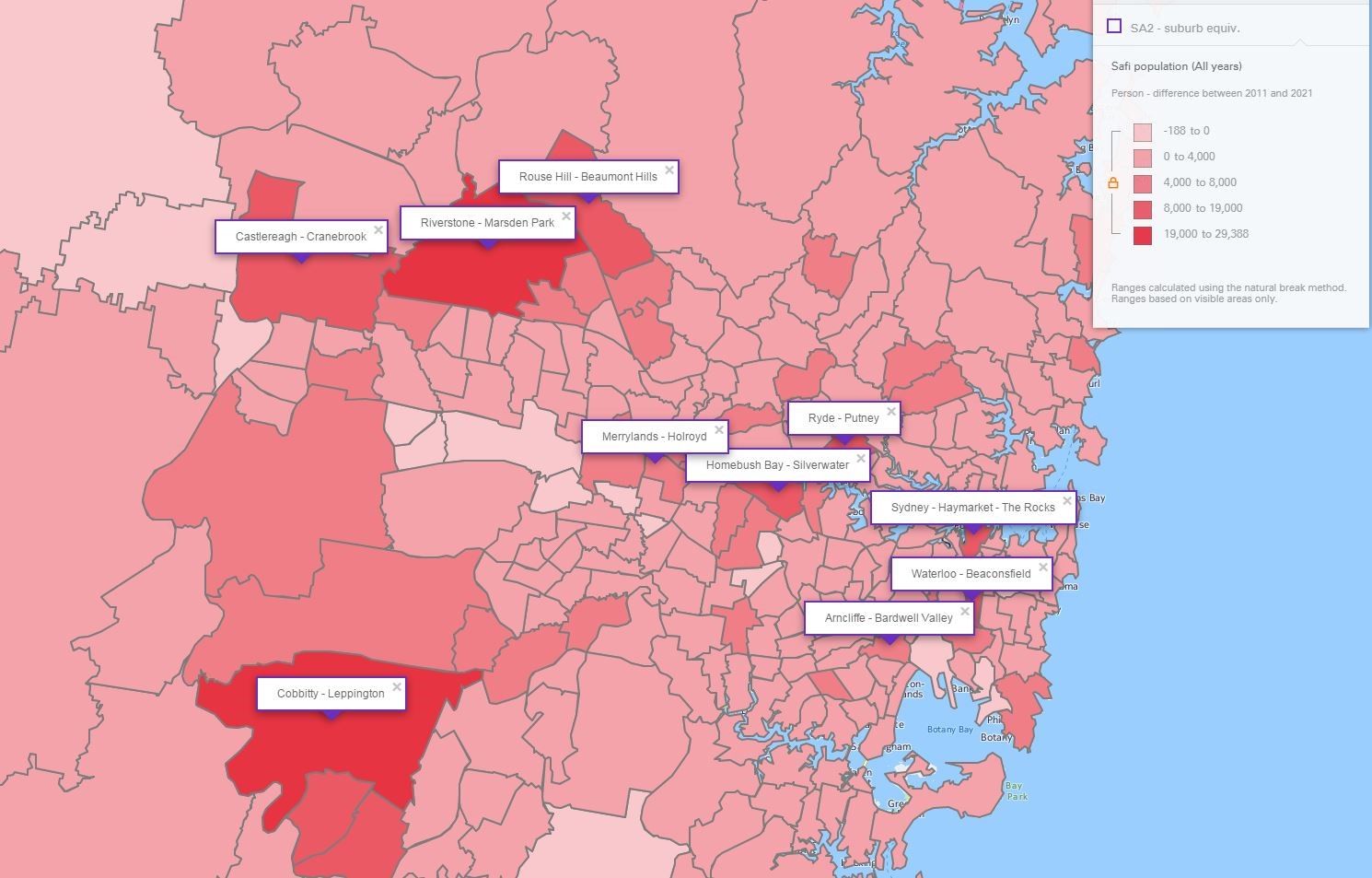 The top 20 fastest growing suburbs in NSW .id blog