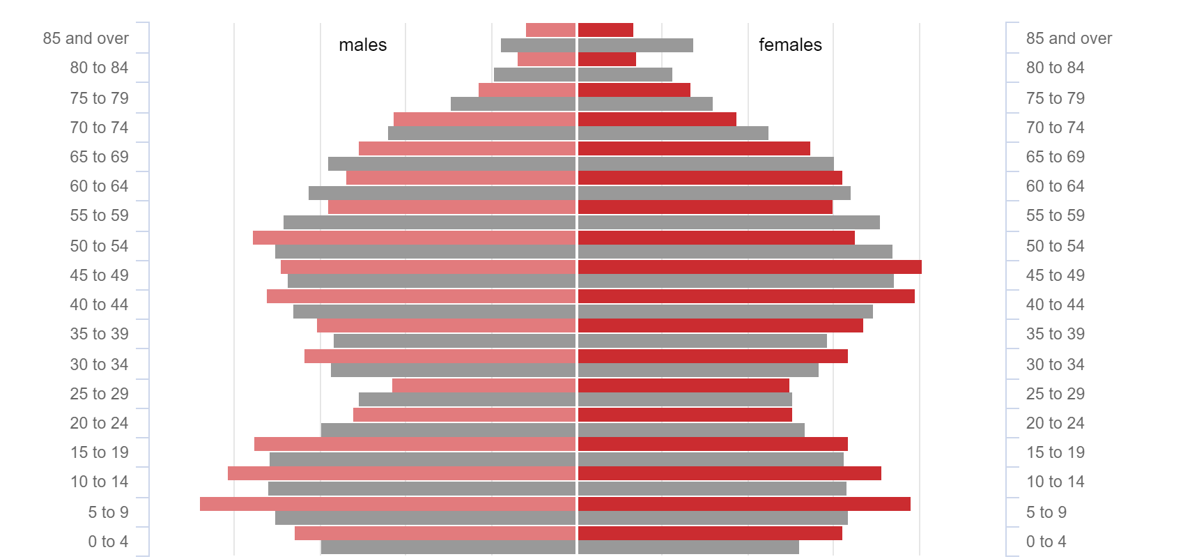 Animated population pyramids - now in community profile