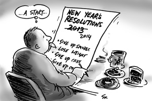 The Statistics of New Year’s Resolutions